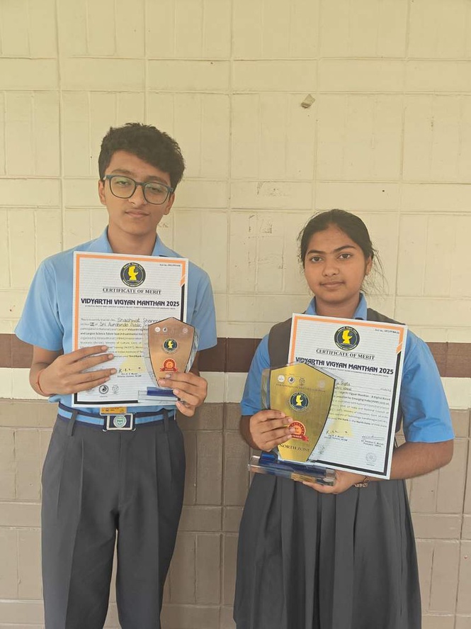 Image from: Aurobindo School pupils excel at Vidyarthi Vigyan Manthan