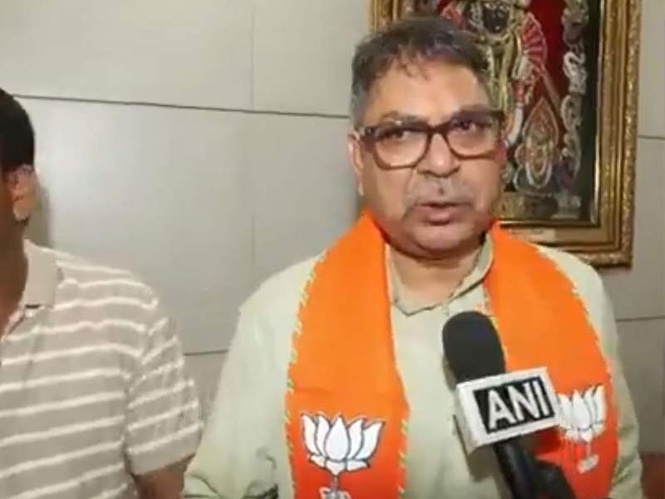 Image from: BJP's Satish Poonia thanks party after Rajya Sabha nomination