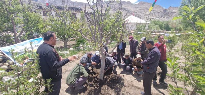 Image from: Month-long campaign to promote sustainable farming begins in Kinnaur