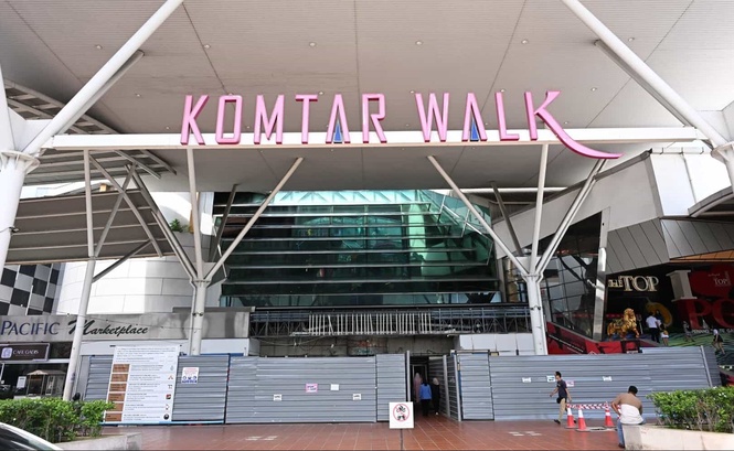 Image from: Komtar Walk upgrade at 32% on track for Oct 2026 completion