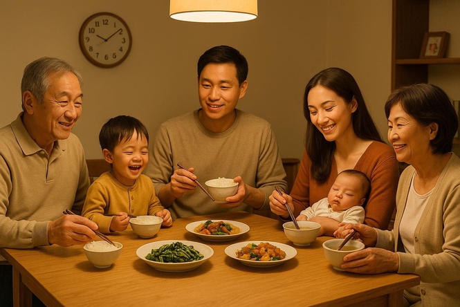 Image from: 幸福，其实就是一家人平安