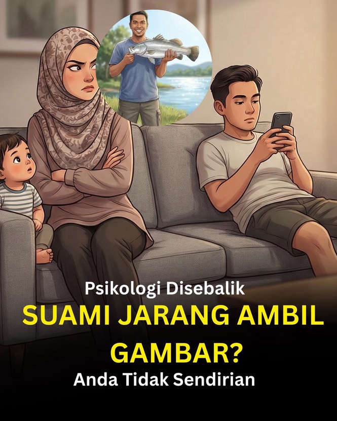 Image from: “Suami jarang ambil gambar dan post. Tak sayang ke?”