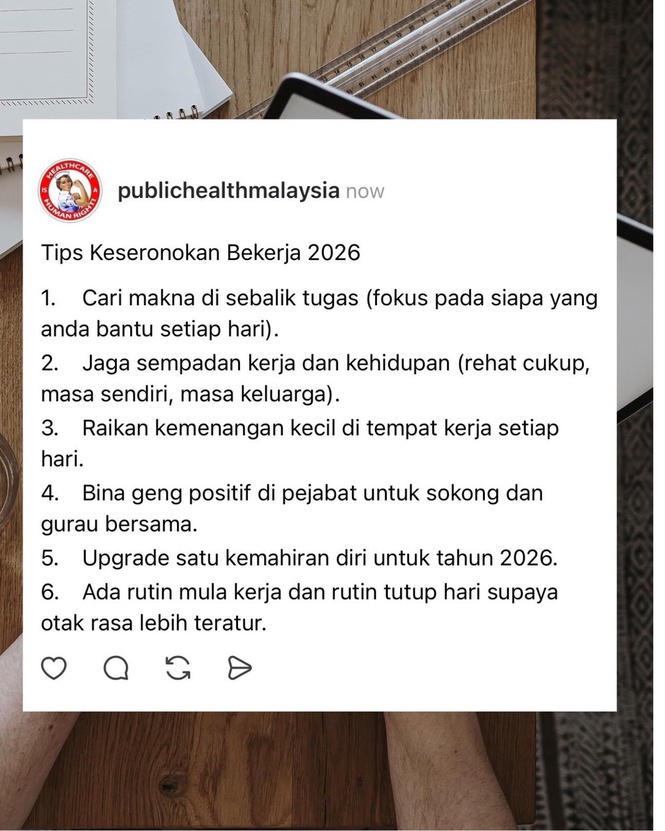 Image from: 6 tips keseronokan bekerja untuk 2026