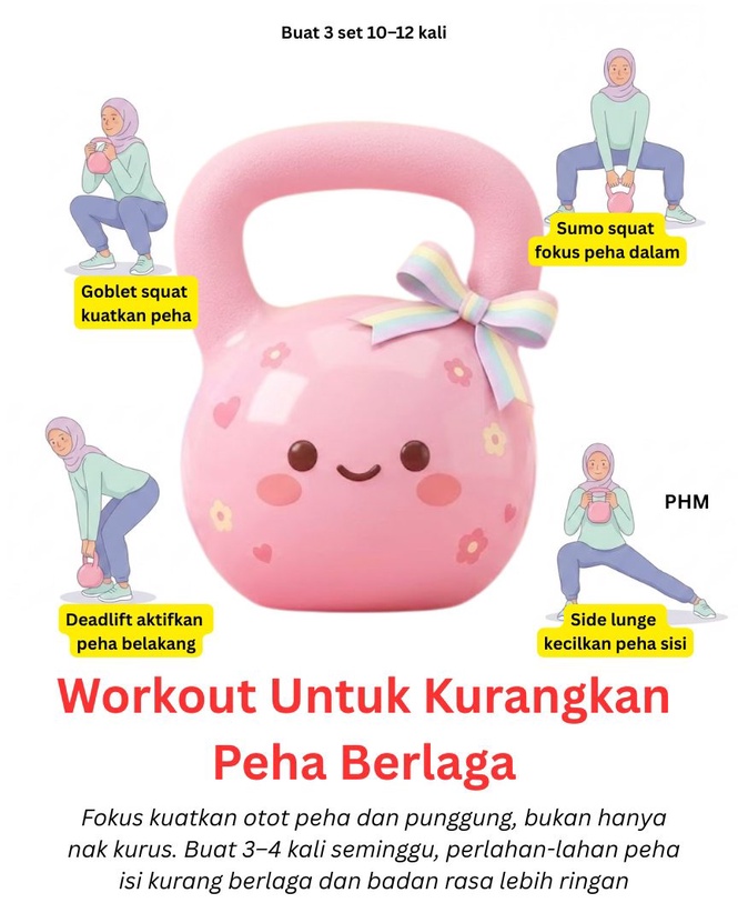 Image from: Workout untuk kurangkan peha berlaga