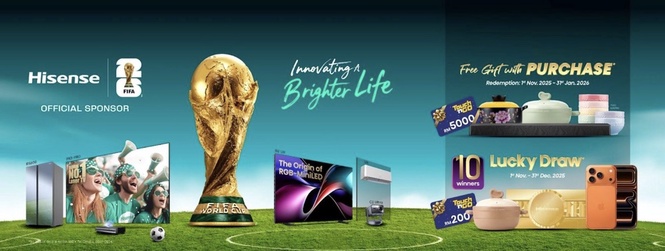 Image from: Hisense Malaysia Unveils Year-End Campaign: Celebrating Innovation and Everyday Comfort