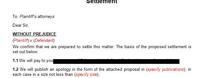 Image from: What does "WITHOUT PREJUDICE" mean, and when should you use it?