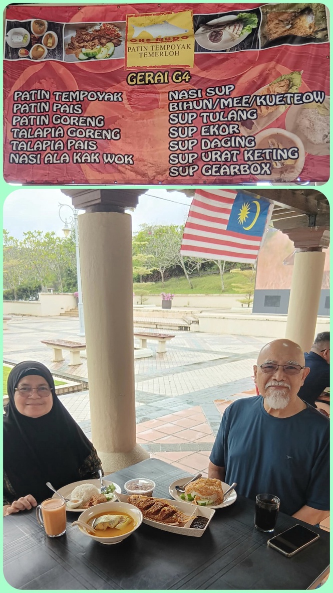 Image from: The signature flavor dish of Cik Mudo Patin Tempoyak Temerloh at Dataran Duta Putrajaya #JalanJalanMakan
