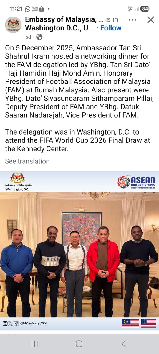 Image from: EXCLUSIVE | The FIFA whisperer: Who told FAM not to go to CAS?