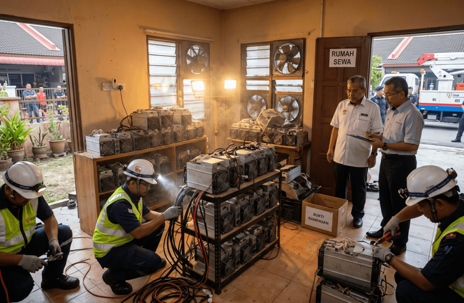 Perlombongan Haram Bitcoin ‘Telan’ RM700 Juta Elektrik di Malaysia