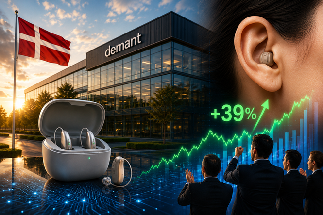 Demant Lancar Alat Bantu Pendengaran AI, Saham Meroket 39%!