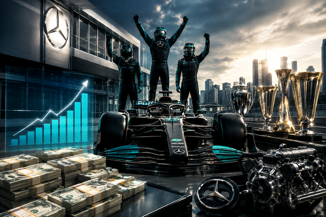 Rahsia Mercedes F1 Dapat Jana RM3.6 Bilion!