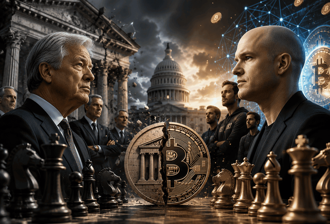 Konflik JPMorgan vs Coinbase, Pertembungan Panas Isu CLARITY Act?