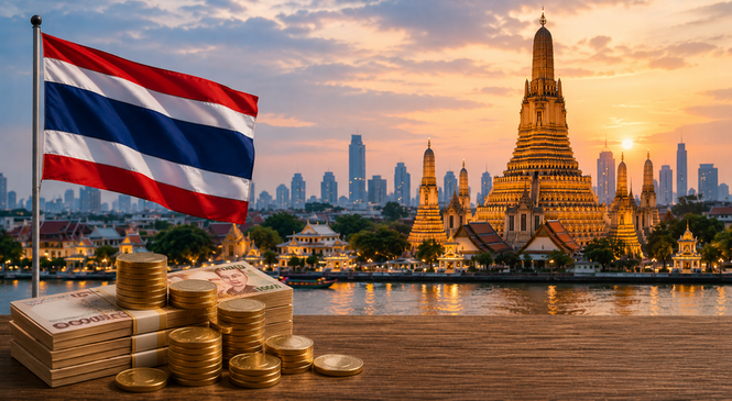 Inflasi Rendah Sokong Bon Thailand Menyerlah di Asia!