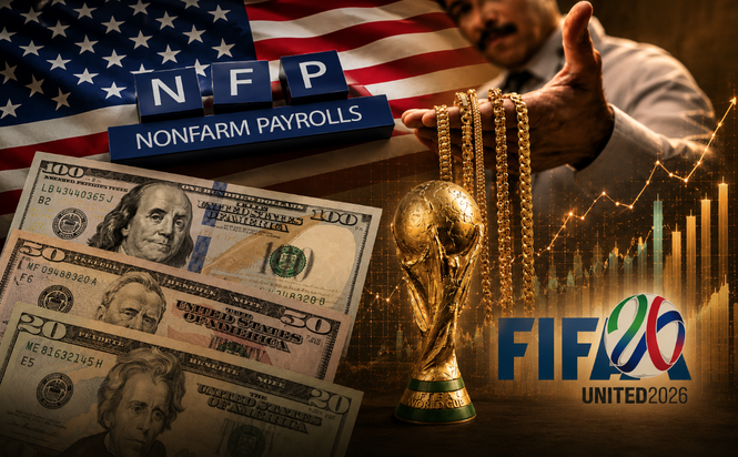 NFP Jun 2026: Impak Piala Dunia & Reaksi Pasaran Emas, USD Malam Ini