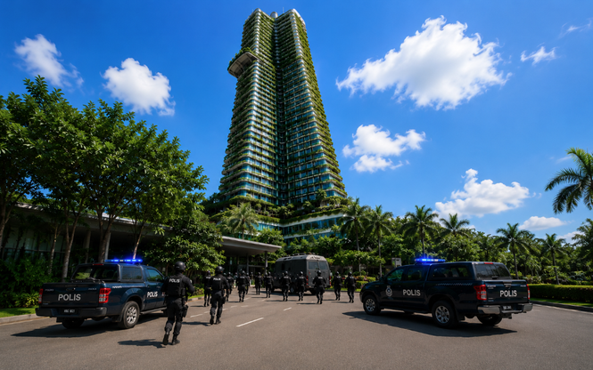 Polis Tahan 335 Individu Dalam Serbuan Forest City
