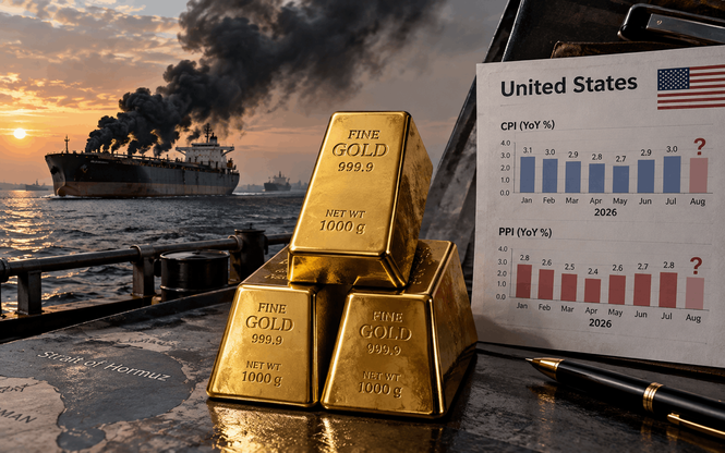 Emas Berpaut Pada $4,400, Serang Balas Iran & CPI Dipantau