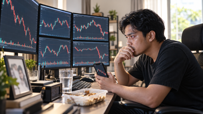 Ramai Mahu Kebebasan Melalui Trading, Tetapi Akhirnya Hidup Terikat dengan Chart