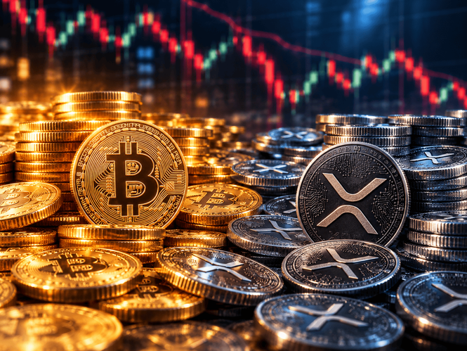 BTC & XRP Berbeza Arah! Gelora Kripto Makin Tertekan