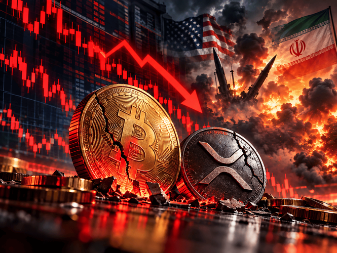 Kejatuhan Saham Teknologi Goncang Kripto, BTC & XRP Jadi Tumpuan