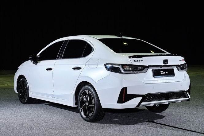 2026 Honda City e:HEV RS rear three-quarter view at its Malaysia launch