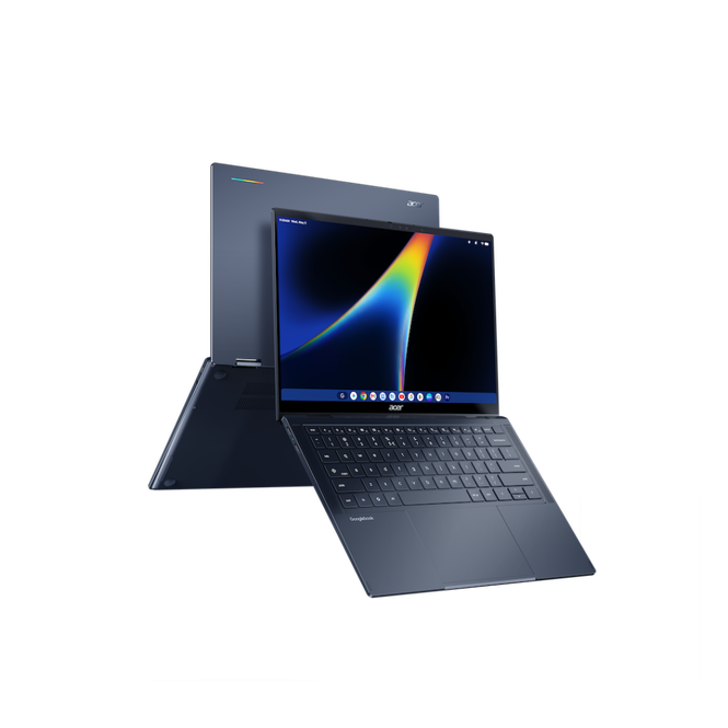 Image from: Acer Googlebook 14 Debuts With 3K OLED, Gemini AI and a 1.14kg Convertible Design