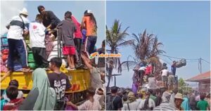 kebakaran sandakan serbu lori