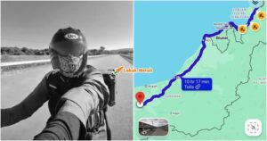 lelaki ulang alik 700km kemalangan