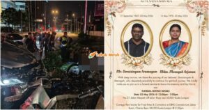 pemandu mabuk suami isteri maut