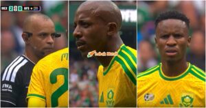 pemain afrika selatan kad merah pengadil