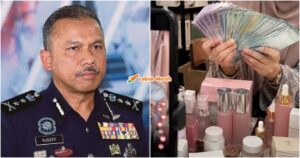 founder tayang duit berkepuk radar polis