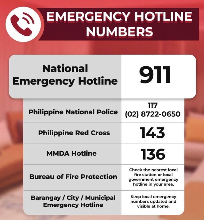 The emergency numbers every home should have