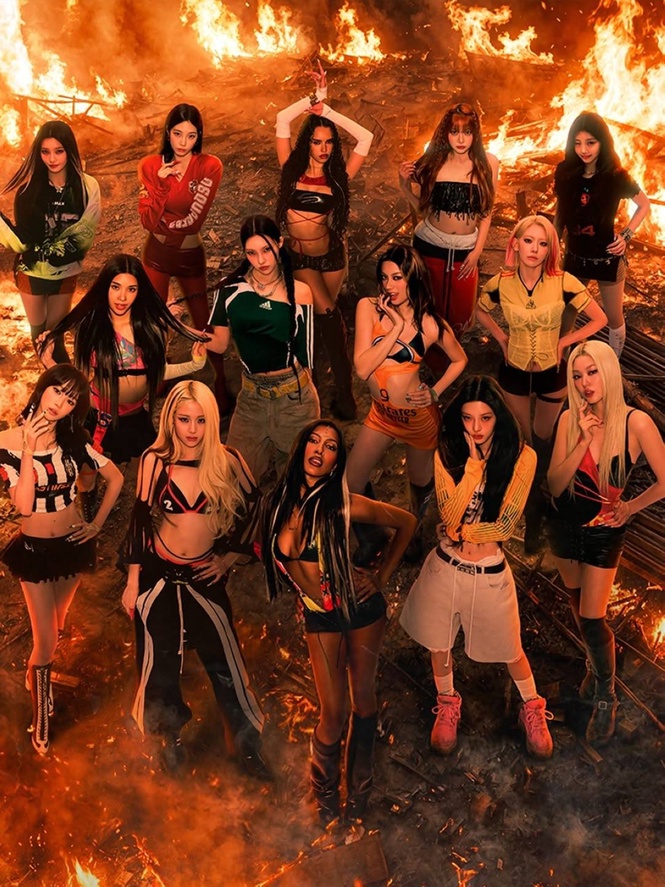 Hybe girl groups Katseye, Le Sserafim and Illit team up for new single