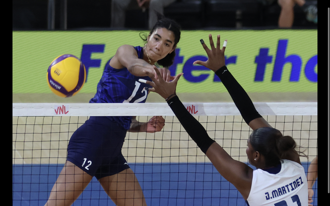 US serves up clinical rout of Dominican Republic in VNL at Philsports