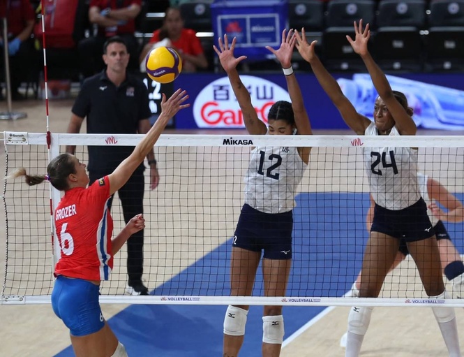 US defense shuts Czechia down in VNL