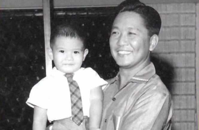 Marcos pays tribute to father