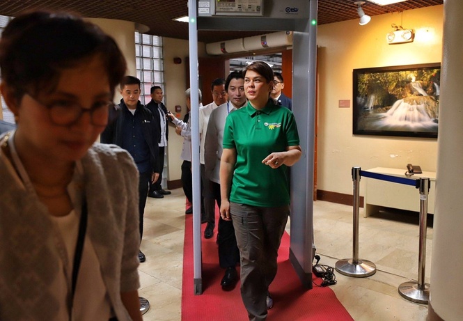 VP Sara Duterte arrives at Senate for Day 2 of impeachment trial