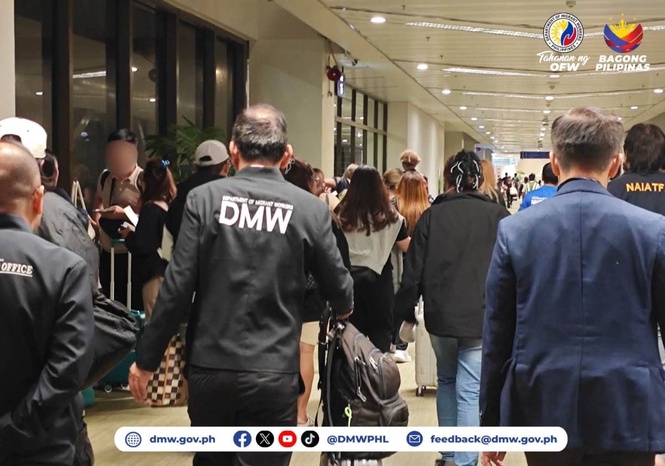 12 Pinoy human trafficking victims return home