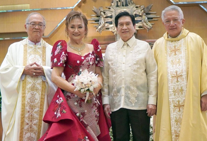 A golden celebration of love and lifelong partnership