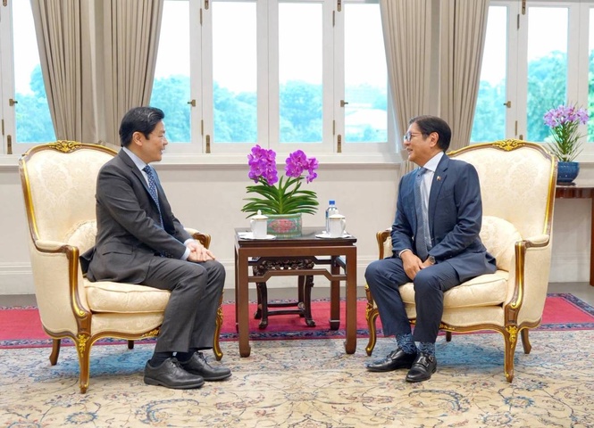 Marcos, Wong discuss deepening PH-Singapore relations