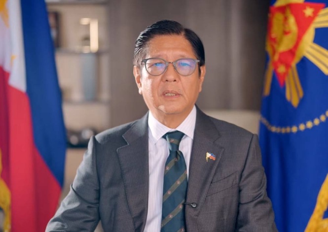 Marcos back from Singapore working visit