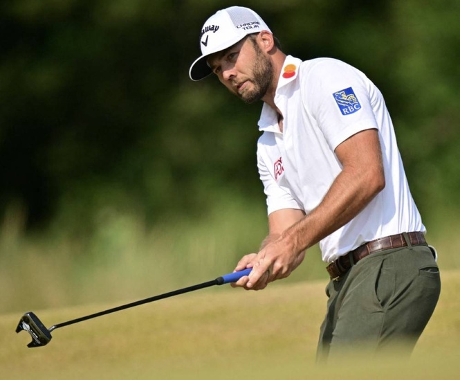 New dad Burns grabs British Open lead