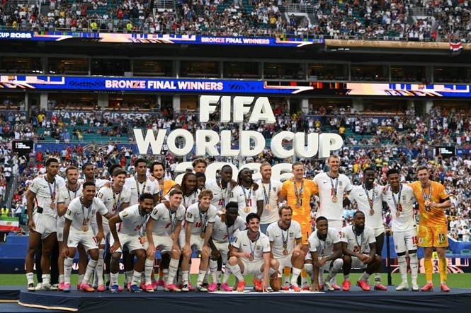 England edges France in chaotic FIFA World Cup bronze match