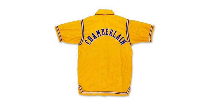 Wilt Chamberlain Lakers jacket found by a teen at a thrift store fetches over $89,000 at auction