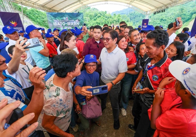Marcos launches largest irrigation system in Palawan
