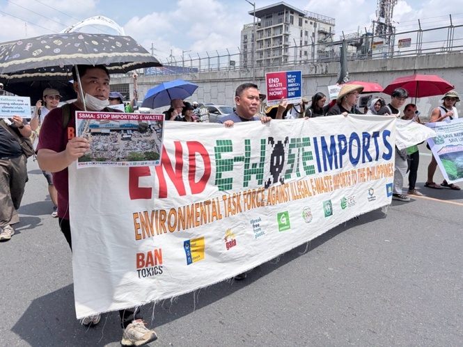 Anti-E-Waste group protests SONA