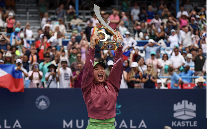 Alex Eala now world No. 20