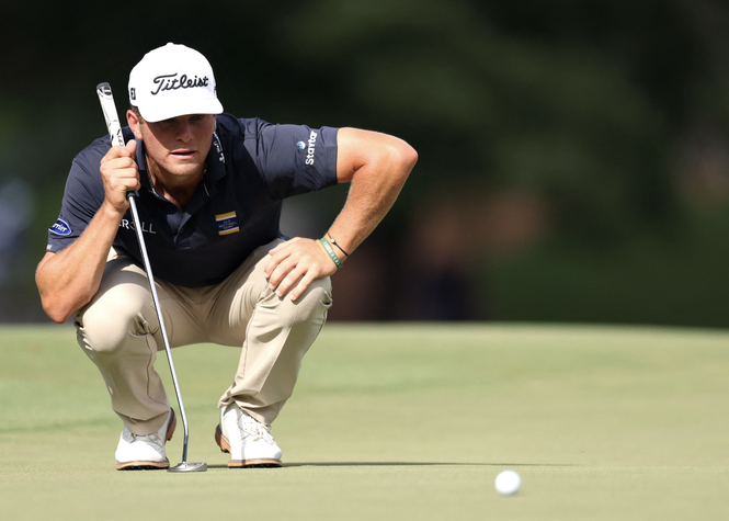 Hossler, Brennan share Wyndham Championship lead