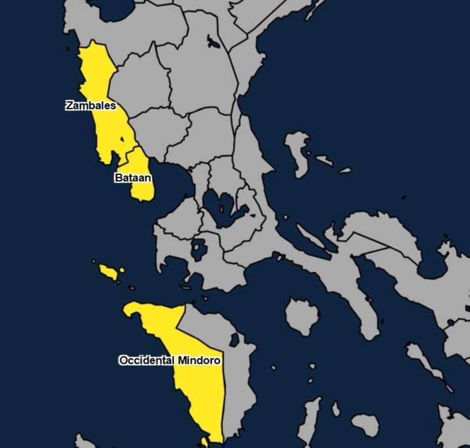 Yellow rainfall alert up over Metro Manila, nearby provinces
