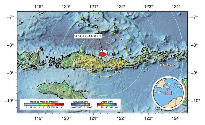 Flores earthquake exposes the hazard of Indonesia’s unusual backthrust
