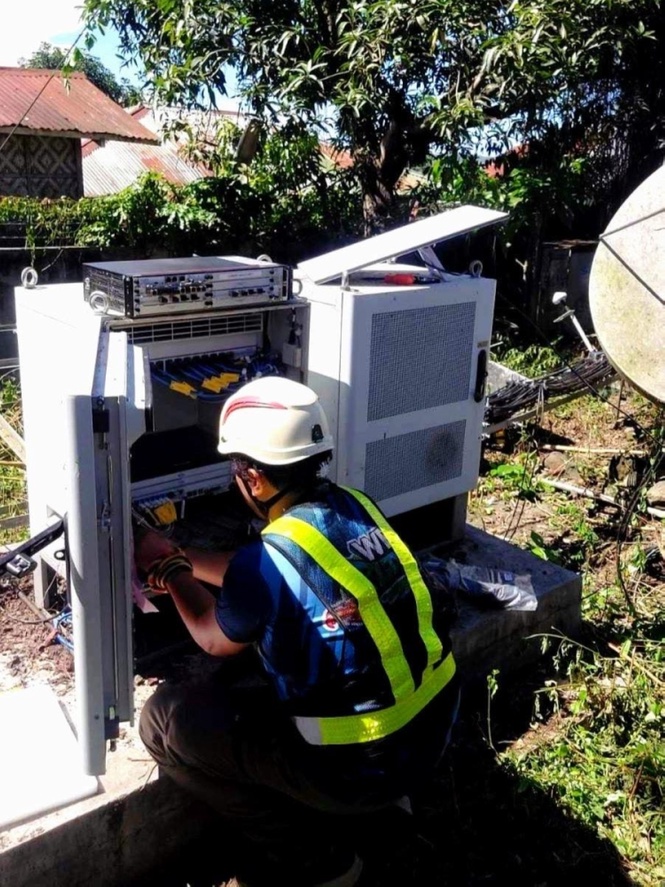 Engineers bring Balut Island back online